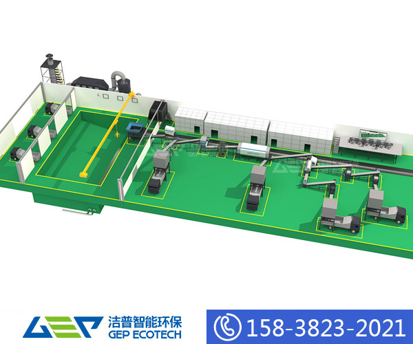 餐厨垃圾处理工艺流程图,餐厨垃圾破碎分选处理生产线